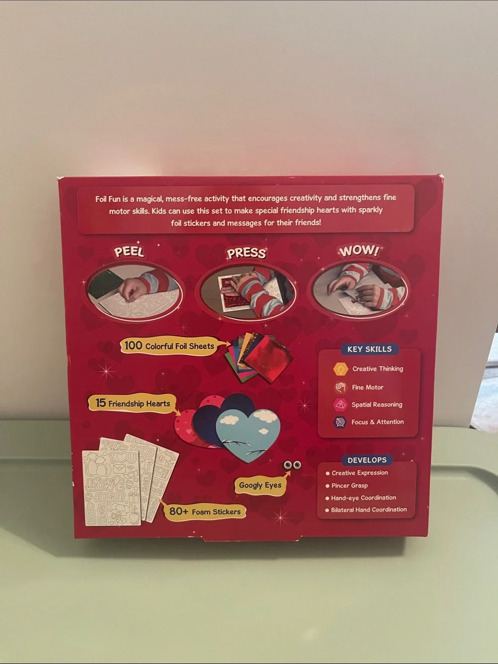 Foil Fun Valentine's Day Craft Set - Pink